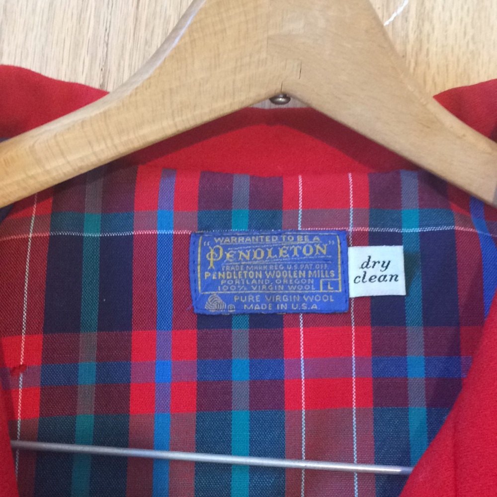 Pendleton Wool Bomber Vintage Amazing Condition - image 3